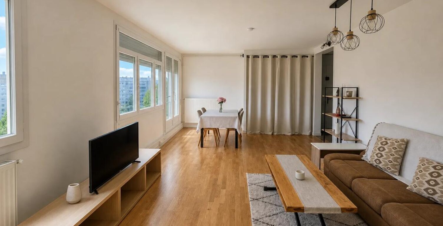 Appartement rénové 4P 79m² loué à Darnétal — photo 1