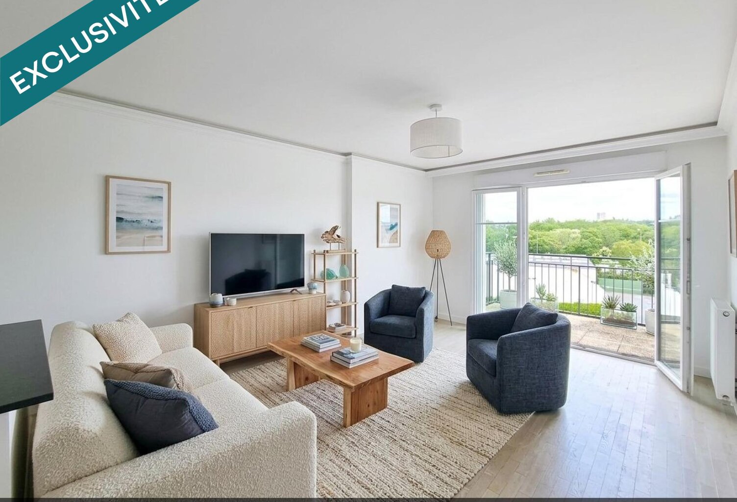 Appartement F2, 47m² avec Balcon et Parking S.Sol — photo 1