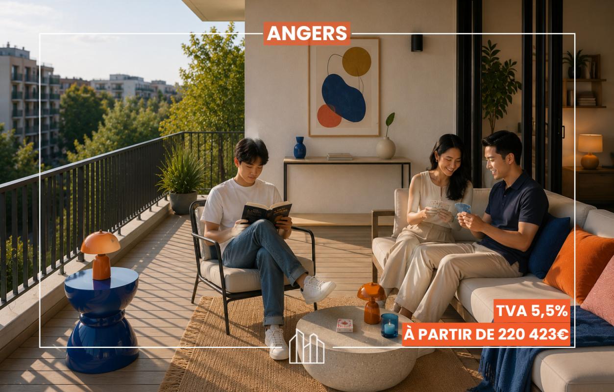 Appartement  T3 à vendre Angers 49100