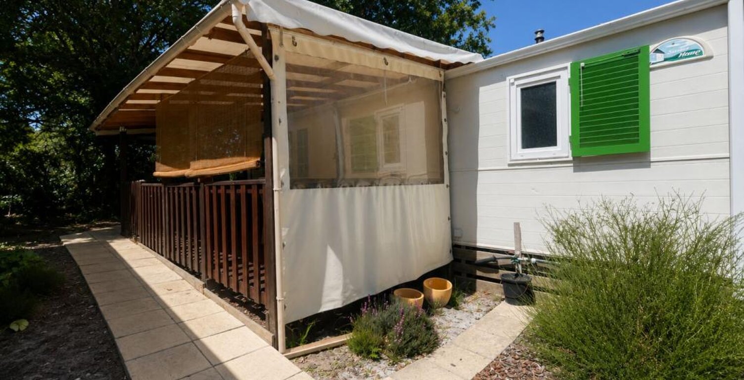   HERM – Vente terrain avec mobil-home tout confort et piscine ! — photo 1
