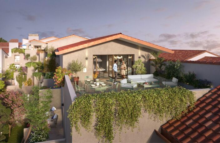 APPARTEMENT TYPE 2 NEUF EN VEFA AVEC TERRASSE EXPOSÉE SUD ET PARKING PRIVATIF EN SOUS-SOL DANS RÉSIDENCE INTIMISTE À AGDE - TVA RÉDUITE À 5,5% SOUS CONDITIONS D'ÉLIGIBILITÉ - PRIX RÉDUIT À 162 700 € !! — photo 4