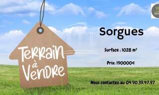 Terrain  1028 m² à vendre à Sorgues (84700)