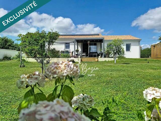 Maison individuelle plain pied 4 chambres et jardin sans travaux — photo du bien