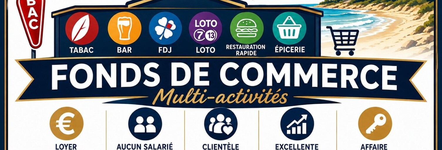Commerce  223 m² à vendre à Les Sables-d'Olonne (85100)