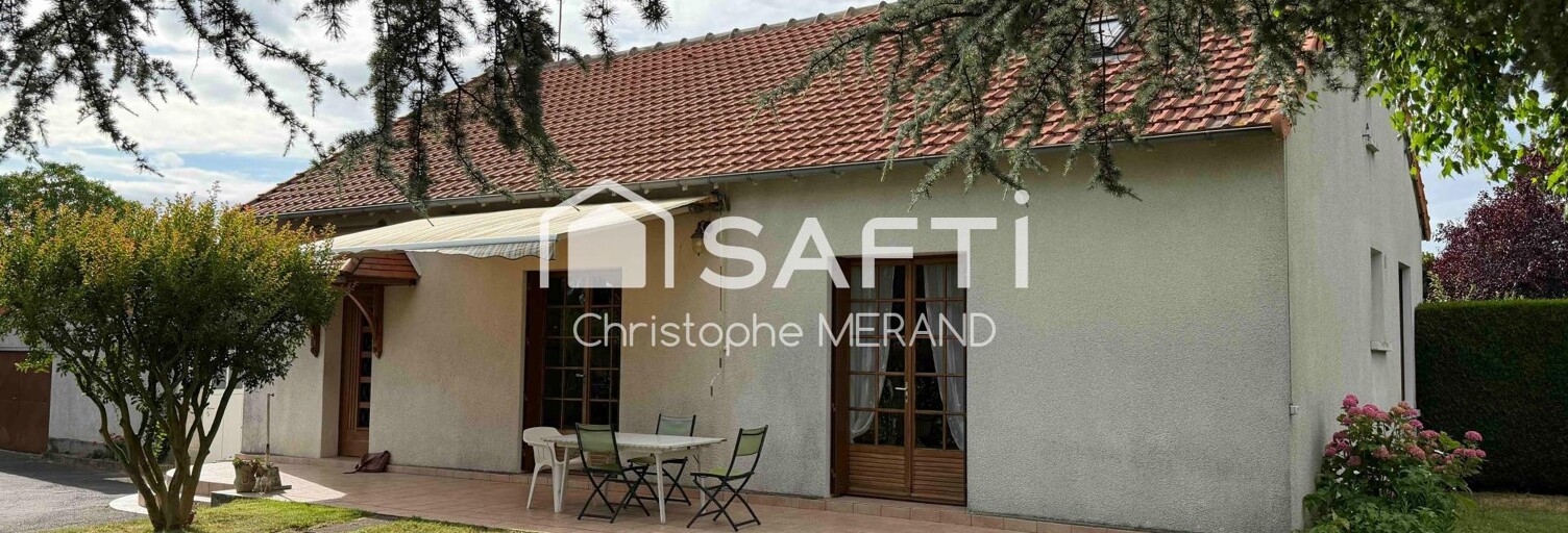 Maison 6 Pièces 106 m² à vendre à Antogny-le-Tillac (37800)