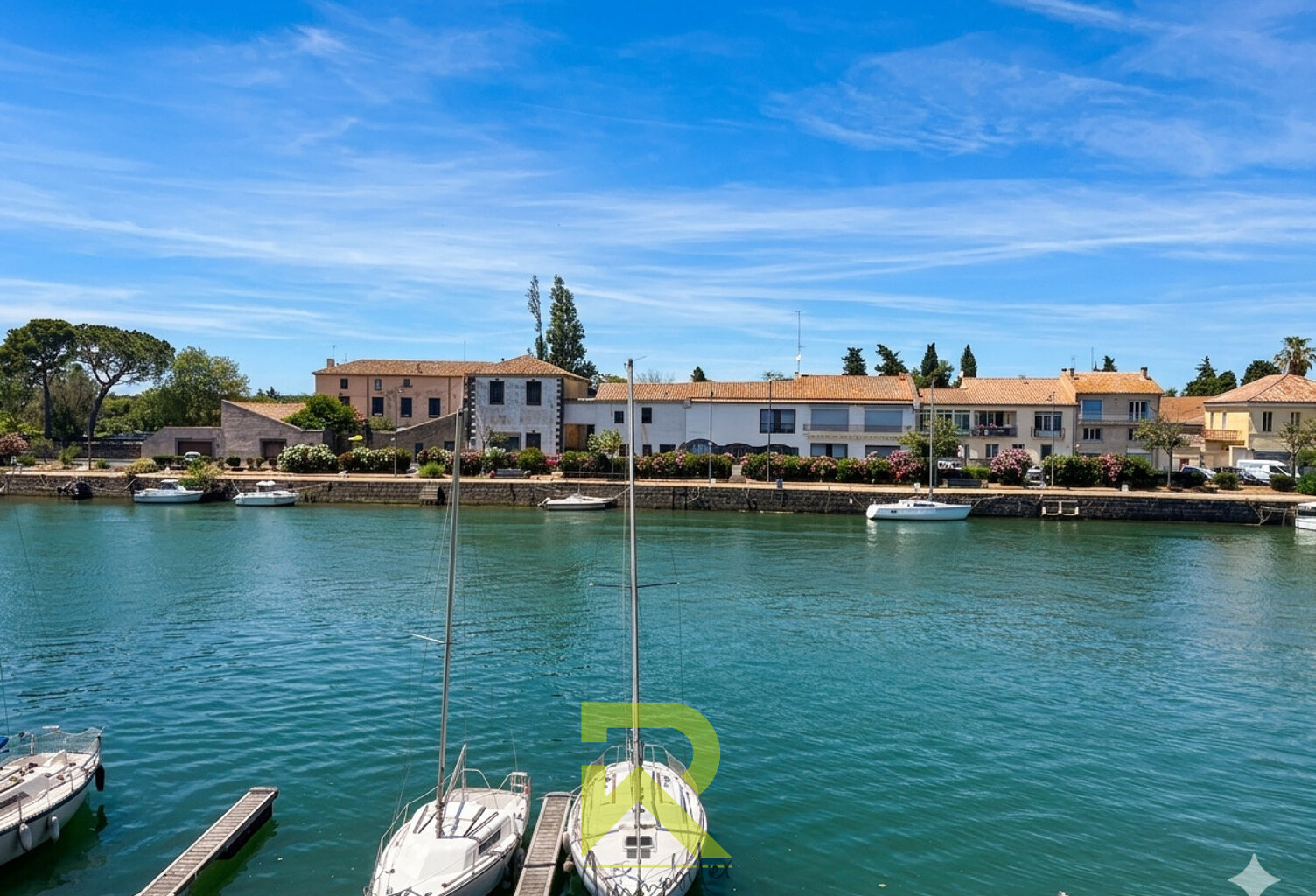 AGDE-Appartement avec vue sur l'Hérault-4 pièces — photo 1