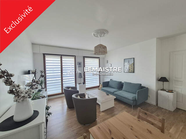 Appartement à vendre - Le Havre Hyper Centre - 51 m² - 1 chambre - Ascenseur - Résidence de standing — photo du bien