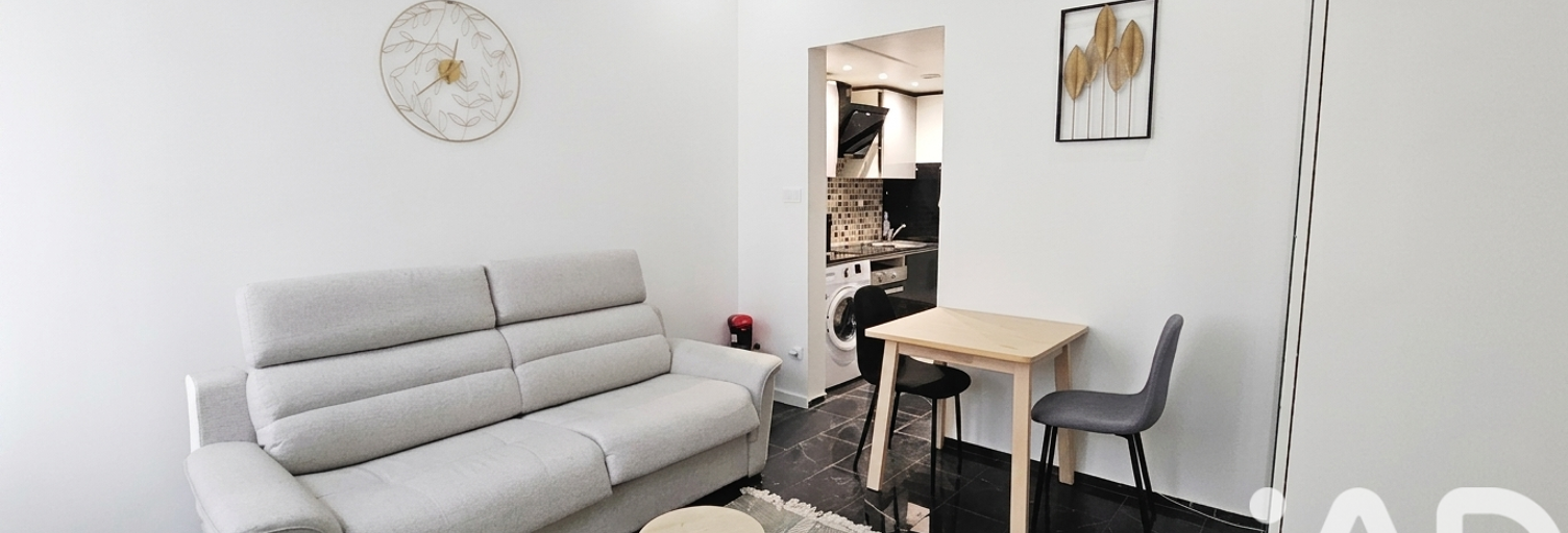 Appartement 1 Pièce 19 m² à vendre à Clichy (92110)