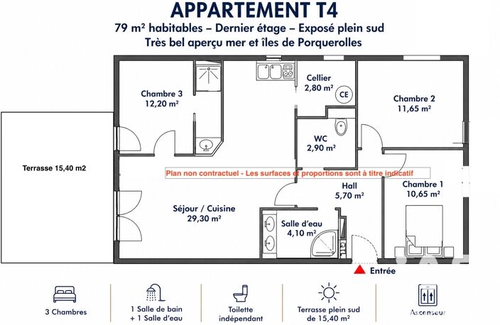 Vente Appartement 4 pièces — photo 4