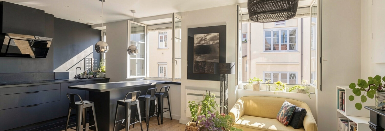 Appartement 4 Pièces 65 m² à vendre à Lyon 2 (69002)