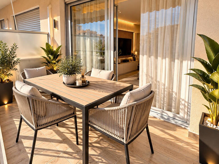 CANNES CROISETTE 29 M2 SOL TERRASSE SUD PARC GARIENDS 10% FO — photo 1