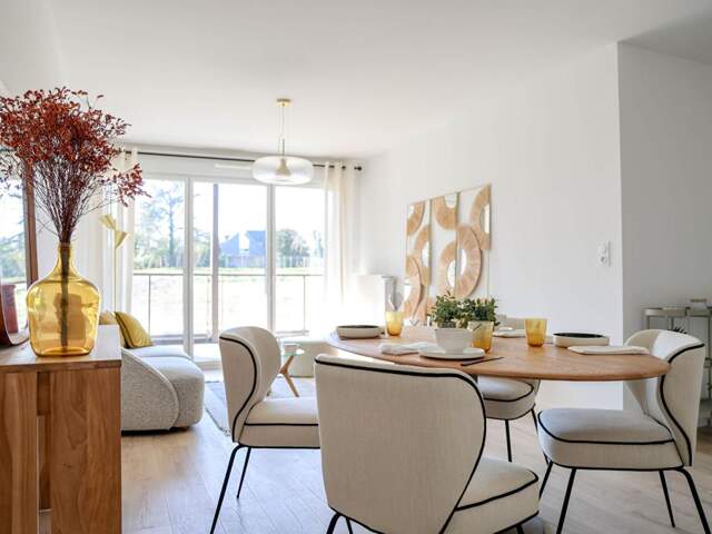 Appartement - Rennes - 3 pièces - 58.8 m2 + Parking + Loggia - Quartier Jeanne d'Arc — photo du bien