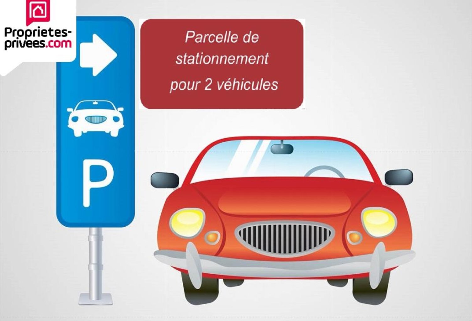NONANCOURT  Parcelle Parking / 2 places de stationnement extérieur 33m2 16000 FAI — photo 1