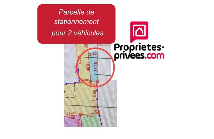 NONANCOURT  Parcelle Parking / 2 places de stationnement extérieur 33m2 16000 FAI — photo 2