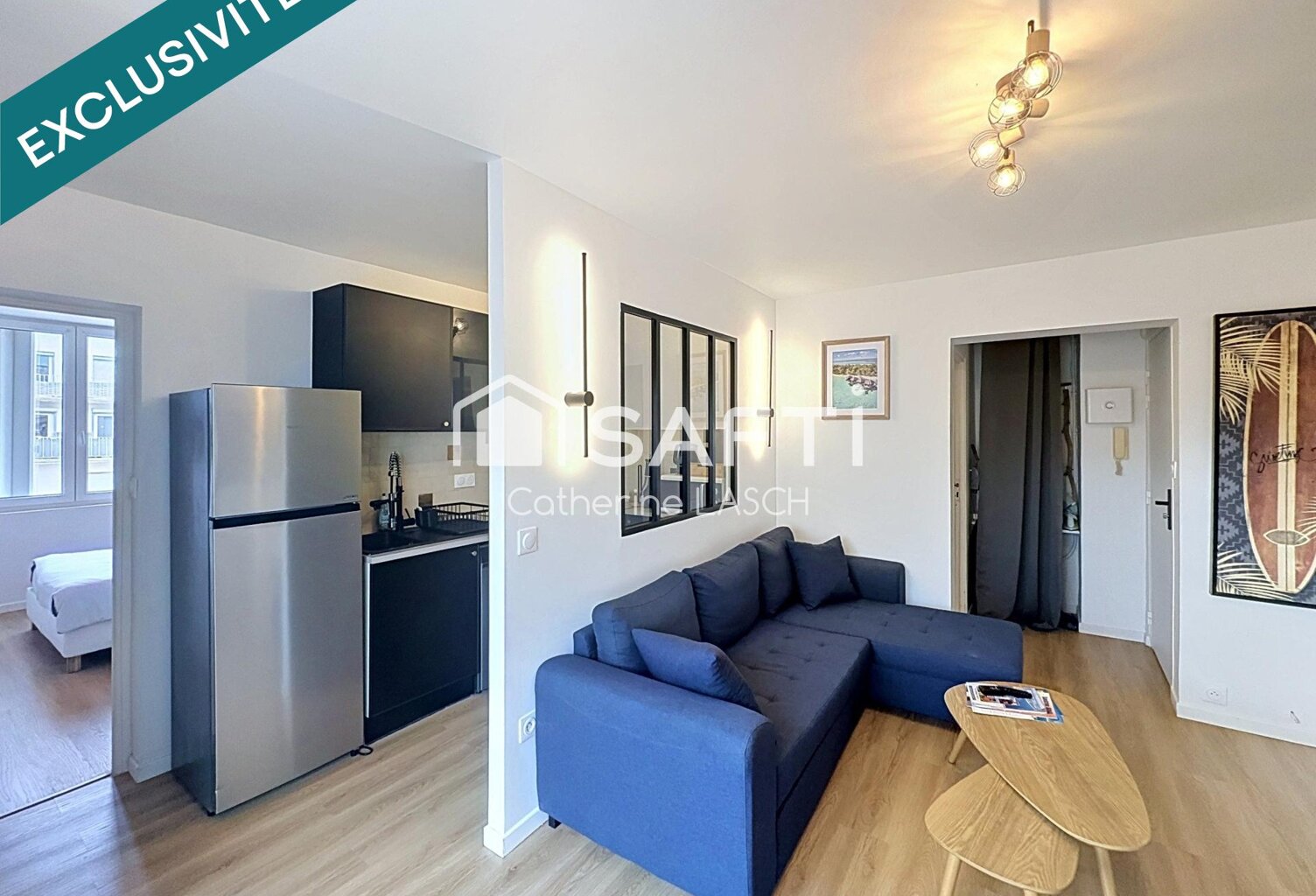 appartement T2 rénové et meublé avec vue mer — photo 1
