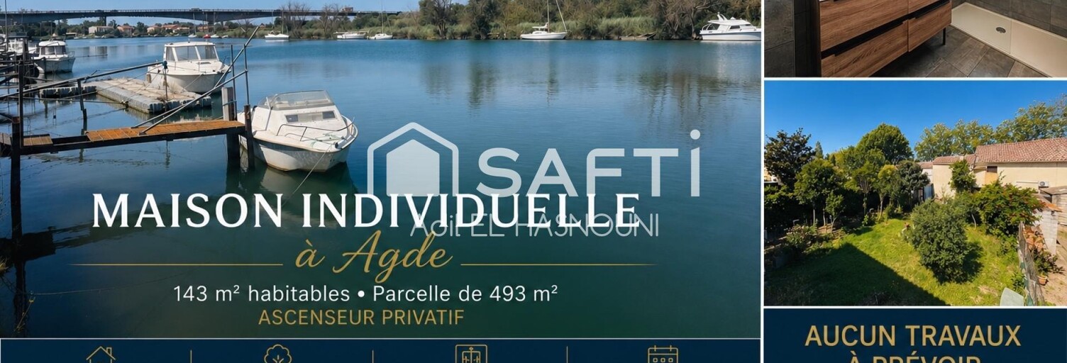 Maison 7 Pièces 143 m² à vendre à Agde (34300)