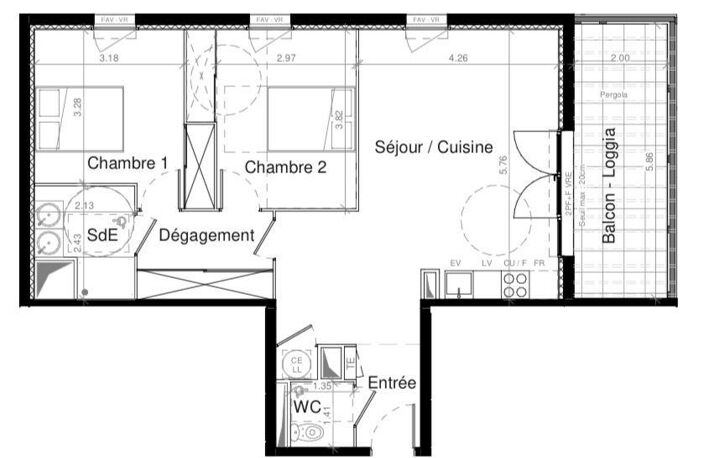 Vente Appartement 3 pièces — photo 4