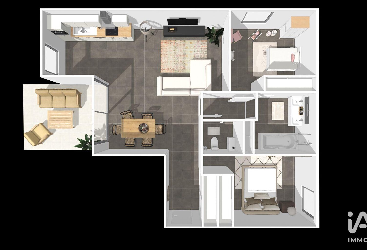Vente Appartement 3 pièces — photo 1