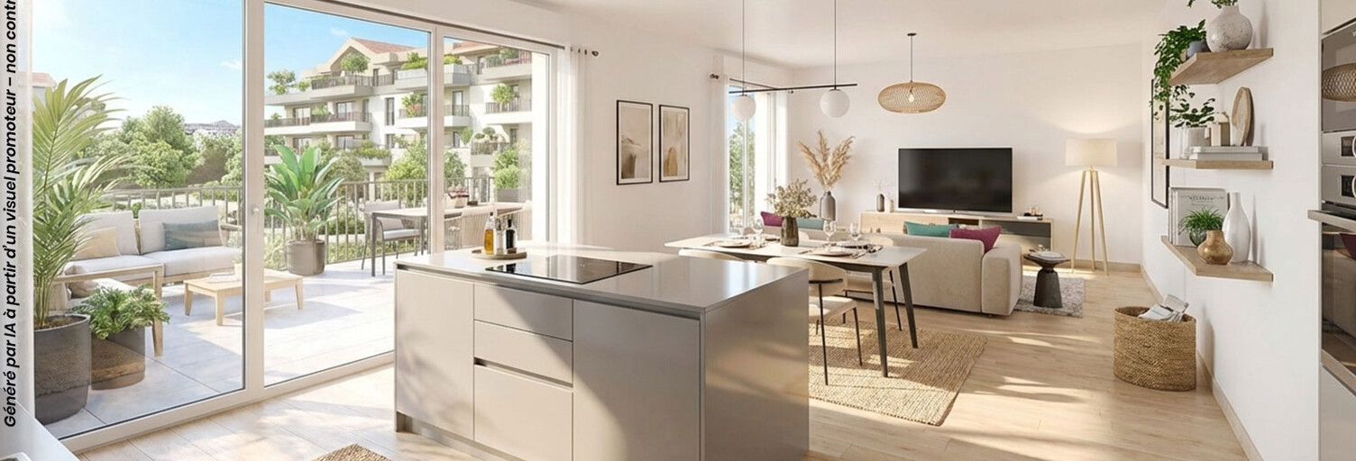 Appartement neuf T2, T3, T4 Pièce 43 à 92 m² à vendre à Prévessin-Moëns (01280)