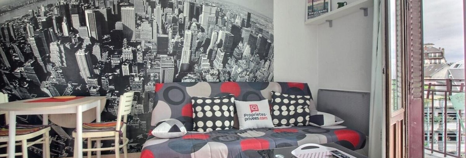Appartement 2 Pièces 25 m² à vendre à Aix-les-Bains (73100)
