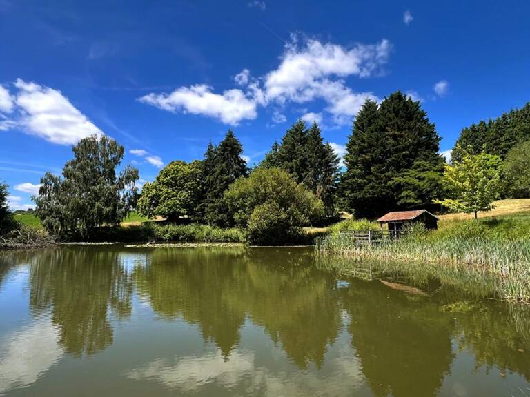 Etang avec chalet 4 pièce(s) 35 m2 — photo 1