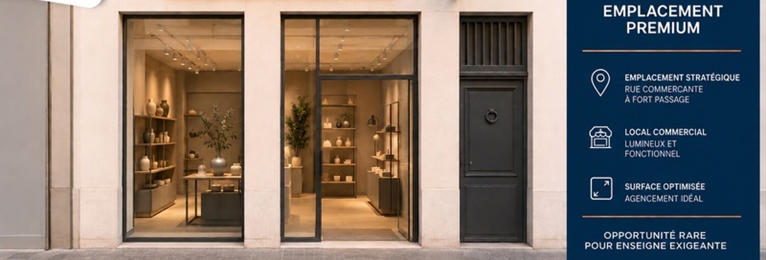 Commerce 2 Pièces 25 m² à louer à Lyon 4 (69004)