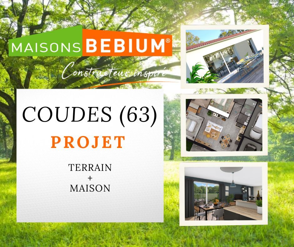 Terrain à bâtir de 423 m² à COUDES (63)