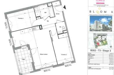 Appartement 3 pièces 965 €