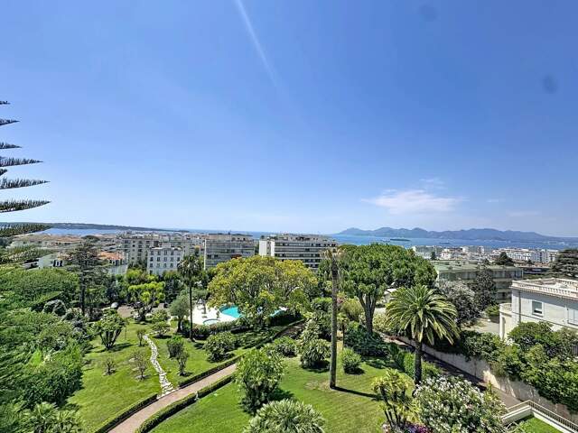 CANNES BASSE CALIFORNIE APPARTEMENT D'EXCEPTION 4 PIECES VUE MER — photo du bien