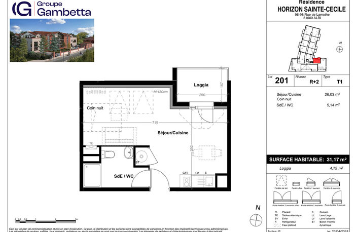 APPARTEMENT T1 ALBI PRATGRAUSSALS — photo 2