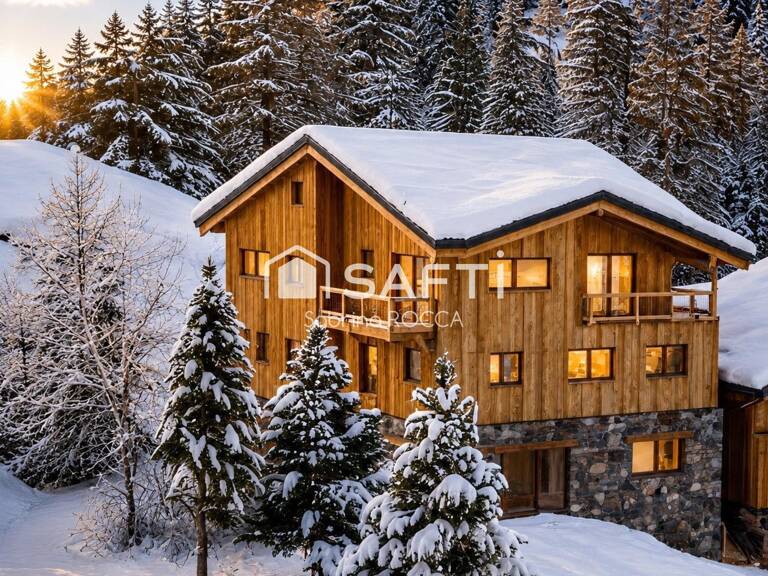 LA PLAGNE  CHALET INDIVIDUEL 193 m²  6 CHAMBRES  ESPACE BIEN-ÊTRE  SKIS AUX PIEDS  DOMAINE SKIABLE PARADISKI — photo 1