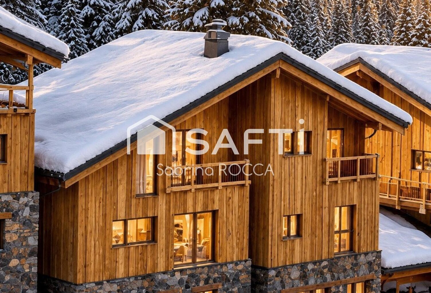 LA PLAGNE  CHALET INDIVIDUEL 142 m²  6 CHAMBRES  ESPACE BIEN-ÊTRE  SKIS AUX PIEDS  DOMAINE SKIABLE PARADISKI — photo 1