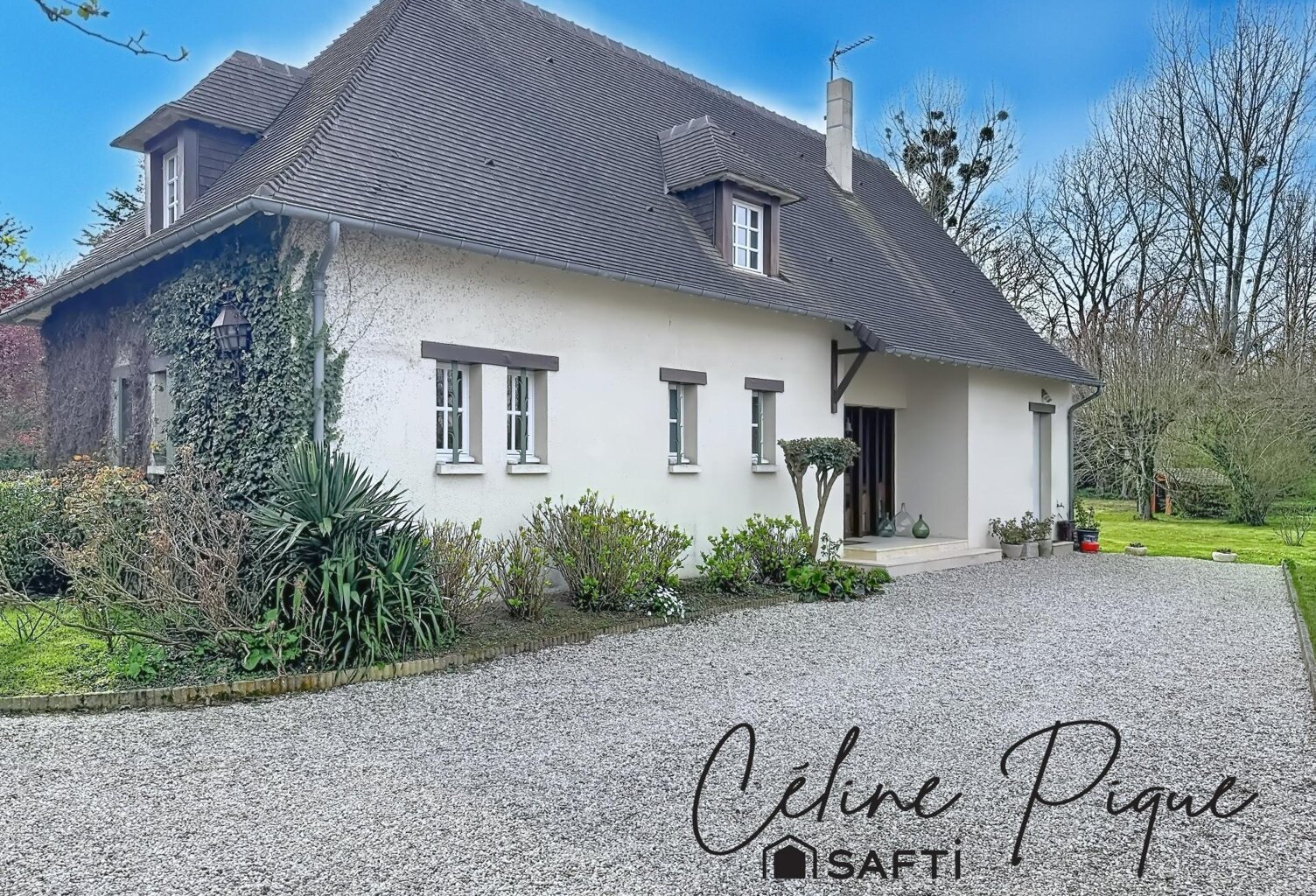 Maison de 9 pièces avec grand jardin, bois et rivière — photo 1
