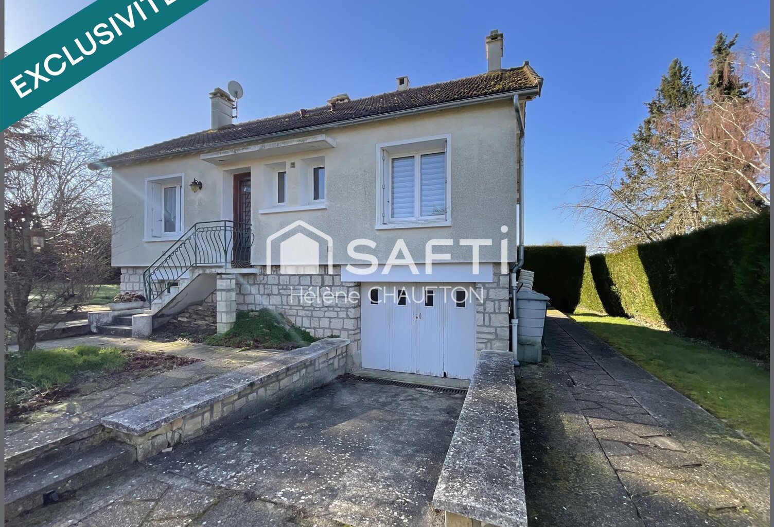 Maison proche gare Bréval 2 chambres, sous-sol total — photo 1