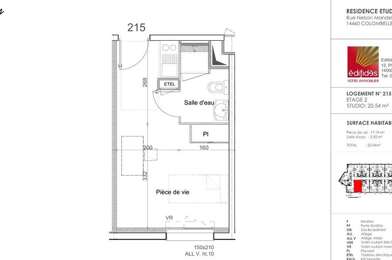 Appartement 1 pièces 495 €