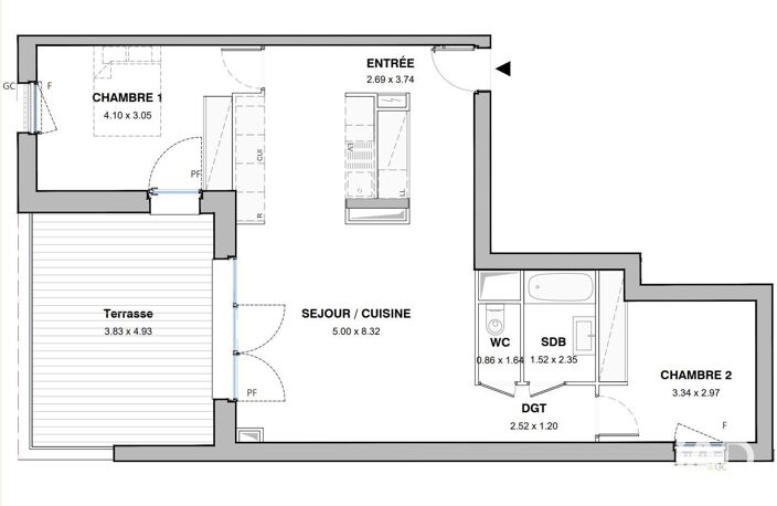 Vente Appartement 3 pièces — photo 5