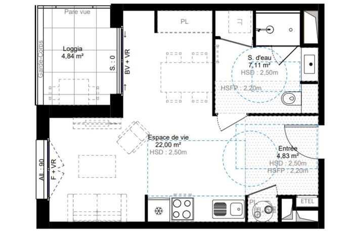 Vente Appartement 1 pièce — photo 3