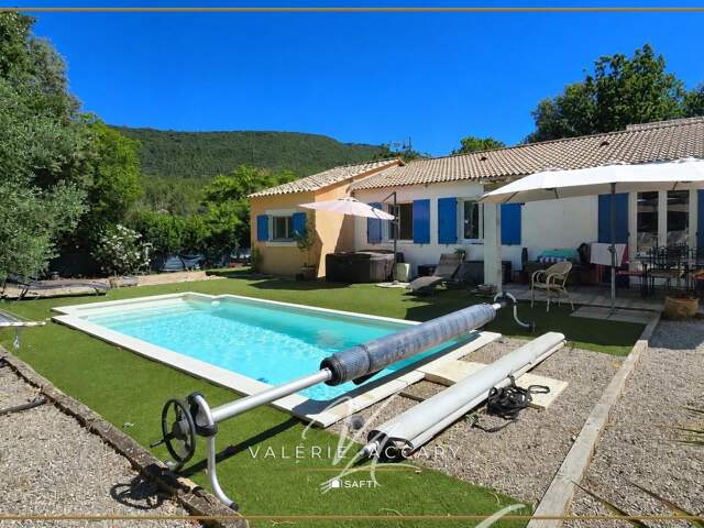 Sainte-Anastasie : Maison de 112 m² sur un terrain de 1400 m² avec dépendance aménagée, piscine... — photo du bien