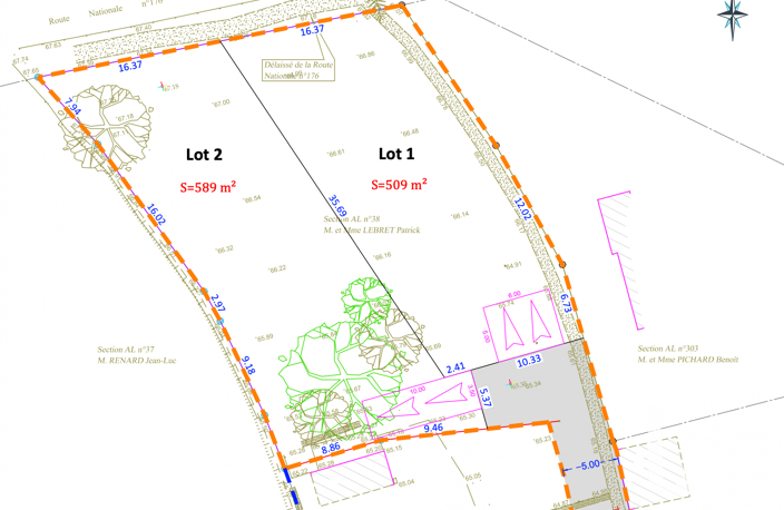 Vente Terrain à bâtir 509 m&sup2; — photo 2