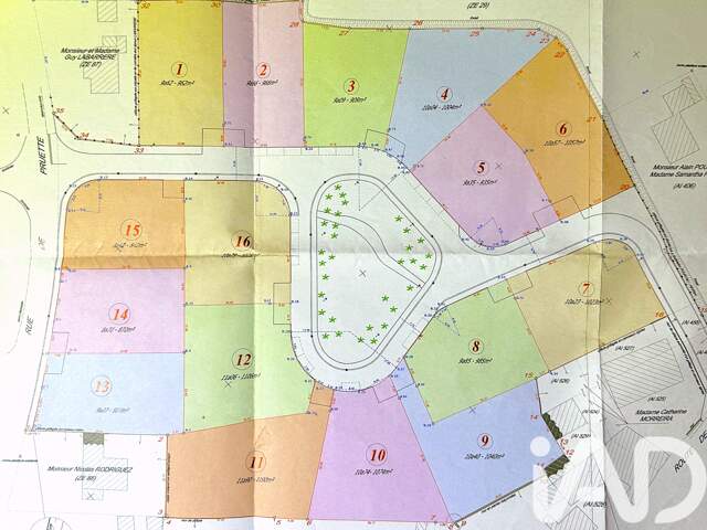 Vente Terrain à bâtir 909 m&sup2; — photo du bien