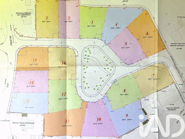 Vente Terrain à bâtir 1 023 m&sup2; — photo 1