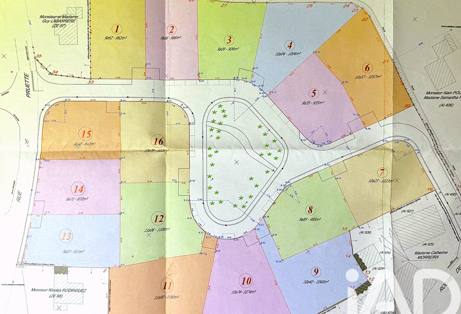 Vente Terrain à bâtir 1 074 m&sup2; — photo 1