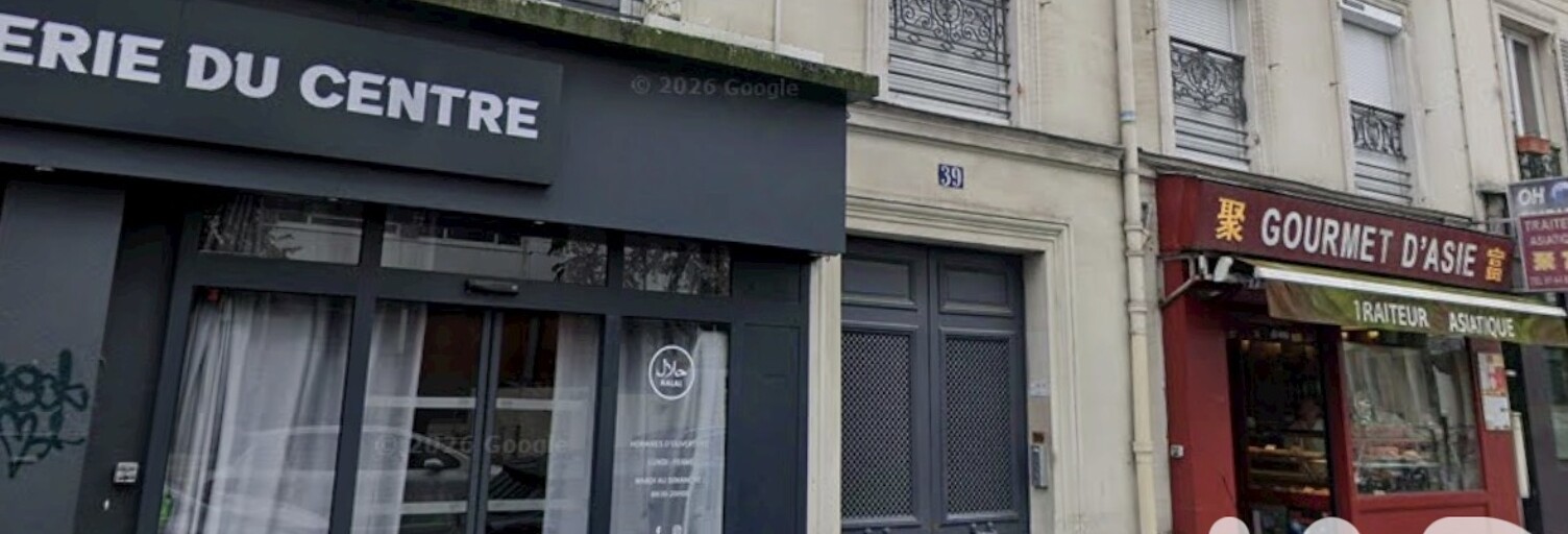 Commerce  44 m² à vendre à Paris 13 (75013)