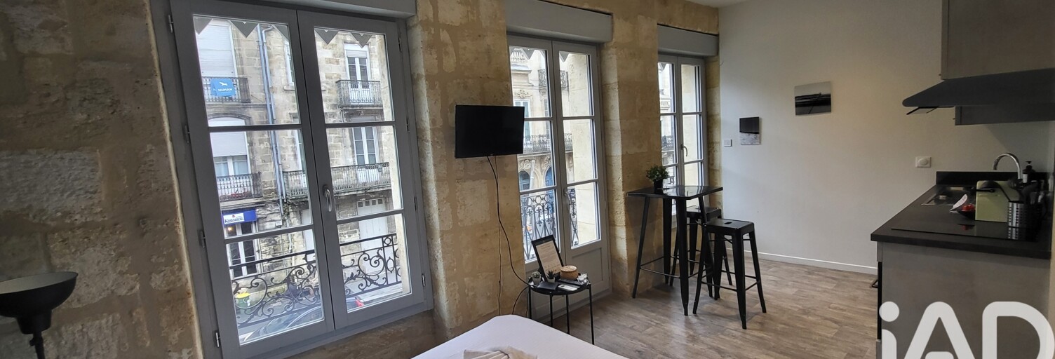 Appartement 1 Pièce 21 m² à vendre à Bordeaux (33000)