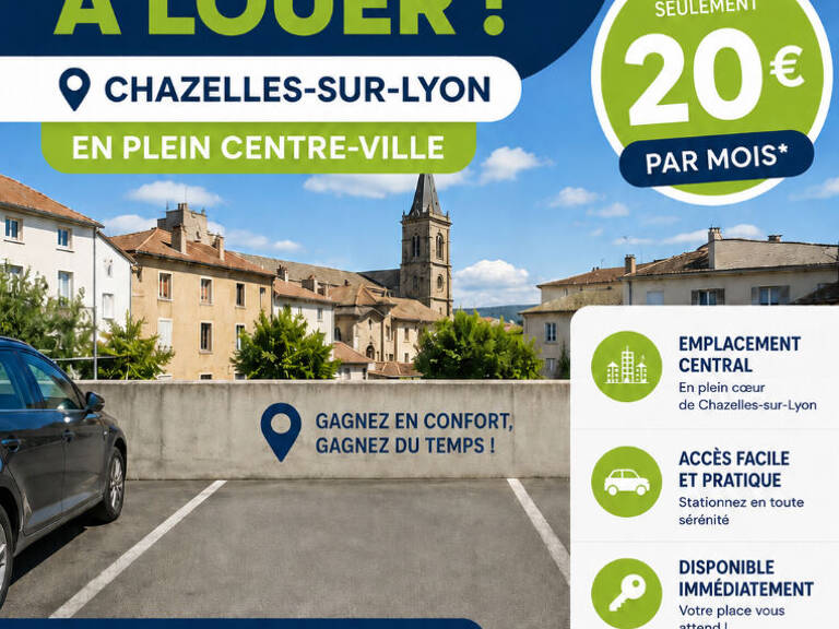 Parking / box Chazelles Sur Lyon — photo 1