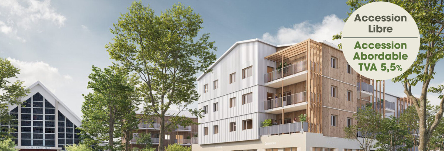 Appartement neuf T2, T3, T4 Pièce 48 à 80 m² à vendre à Trignac (44570)