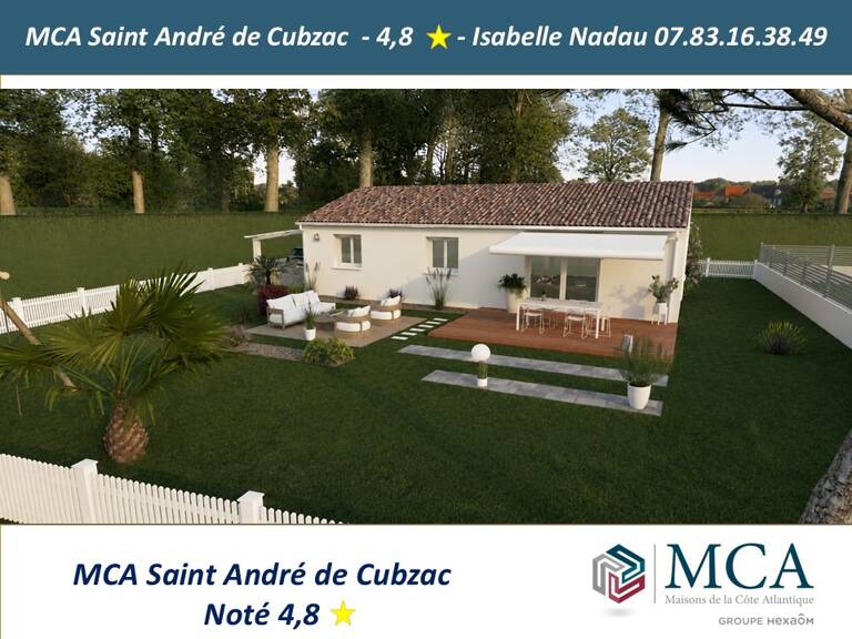 Maison à construire à La Lande-de-Fronsac (33240) — photo 1