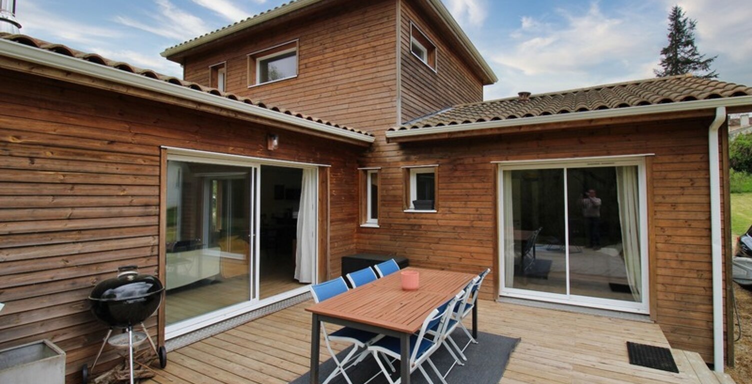 Maison bois 120 m² sur terrain de 2800 m² – Aillas (33124) — photo 1