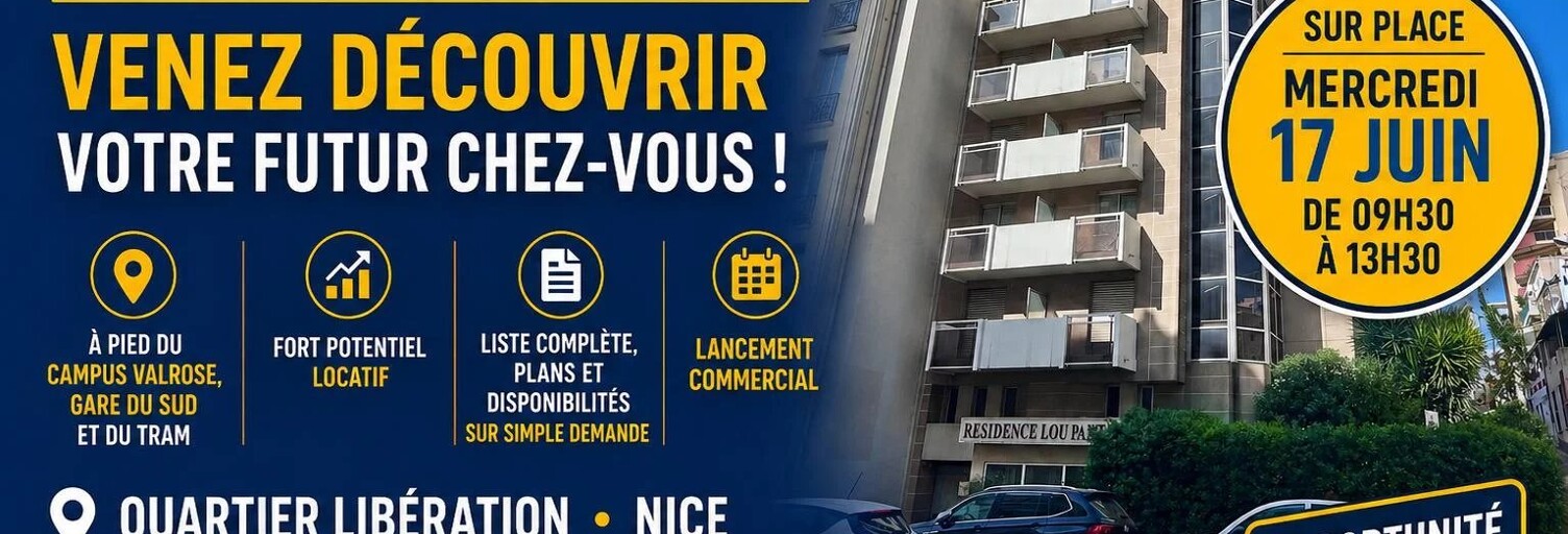 Appartement 2 Pièces 51 m² à vendre à Nice (06000)