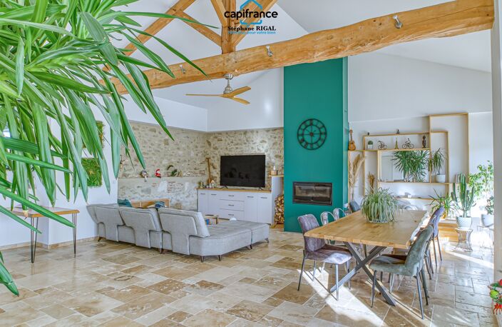 Propriete à vendre 7 pièces VILLENEUVE SUR LOT (47) de 229m2 habitables sur un terrain clos de 5965m2 — photo 3